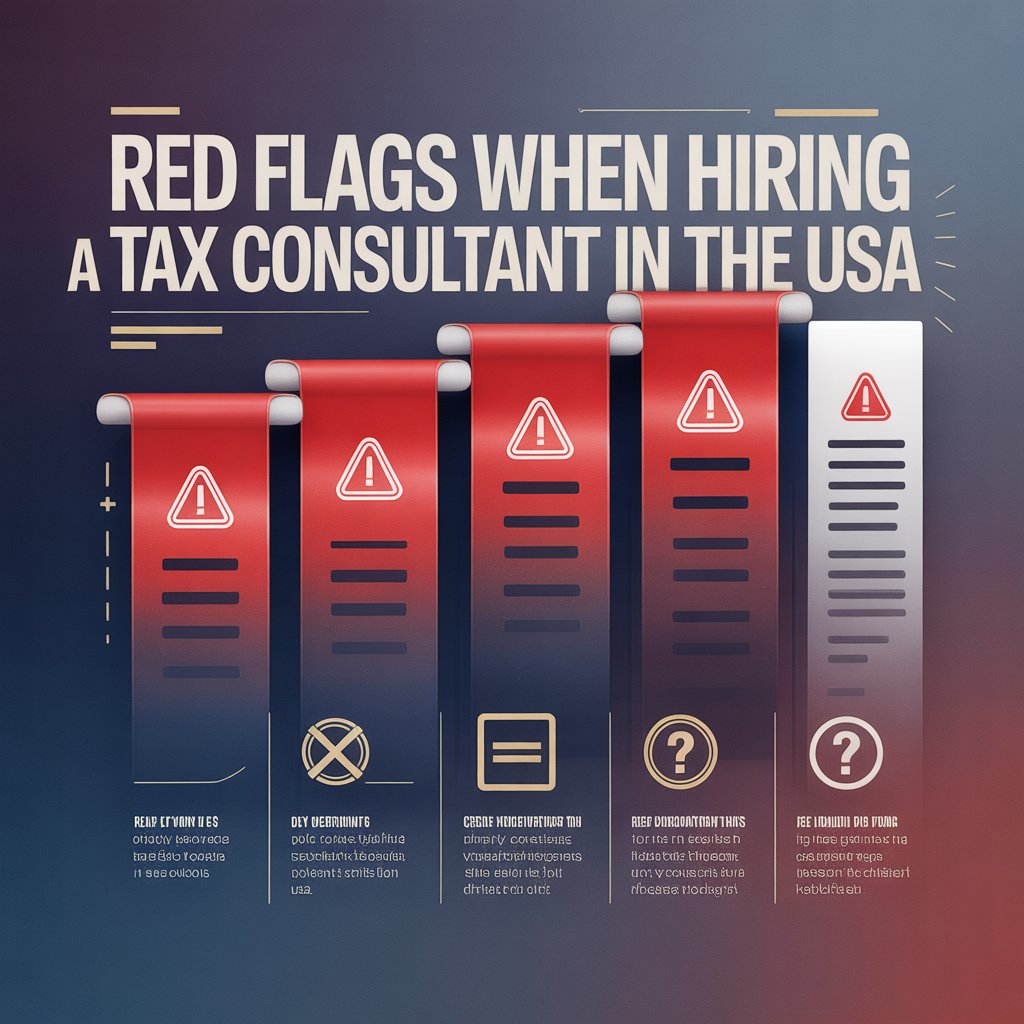 red flags hiring tax consultant USA