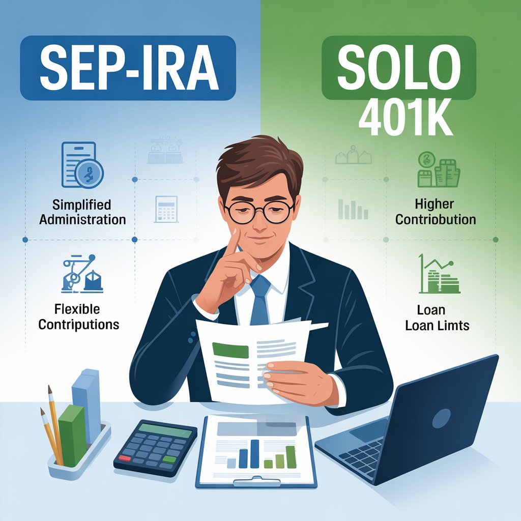 retirement planning self-employed SEP-IRA solo 401k