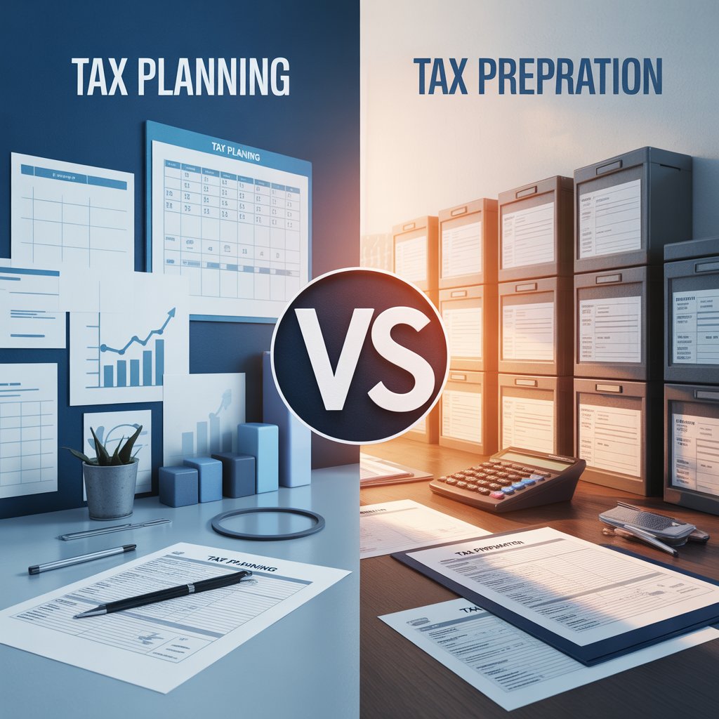 tax planning vs tax preparation