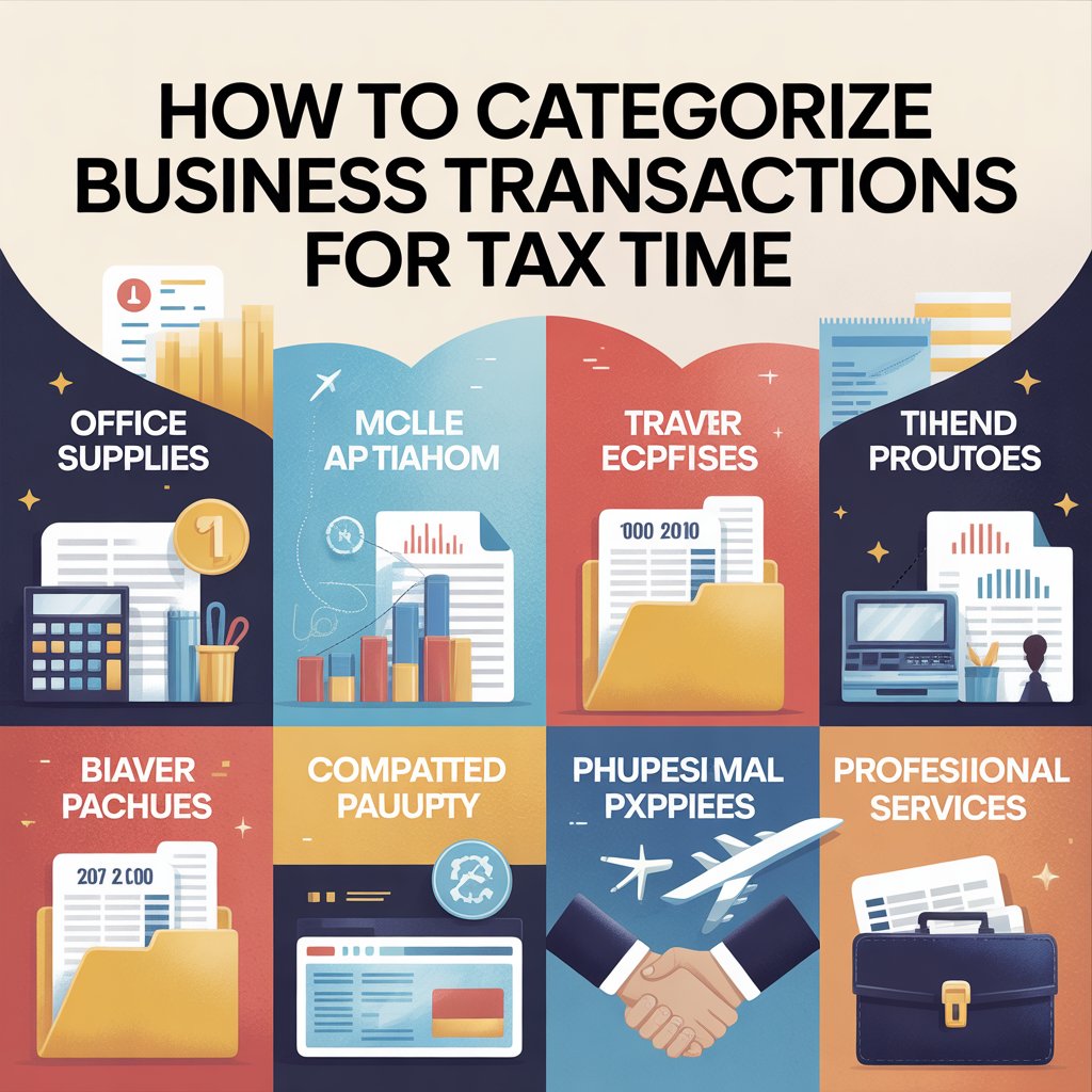 categorize business transactions tax time