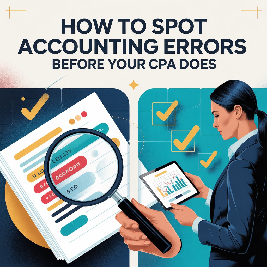 spot accounting errors before CPA