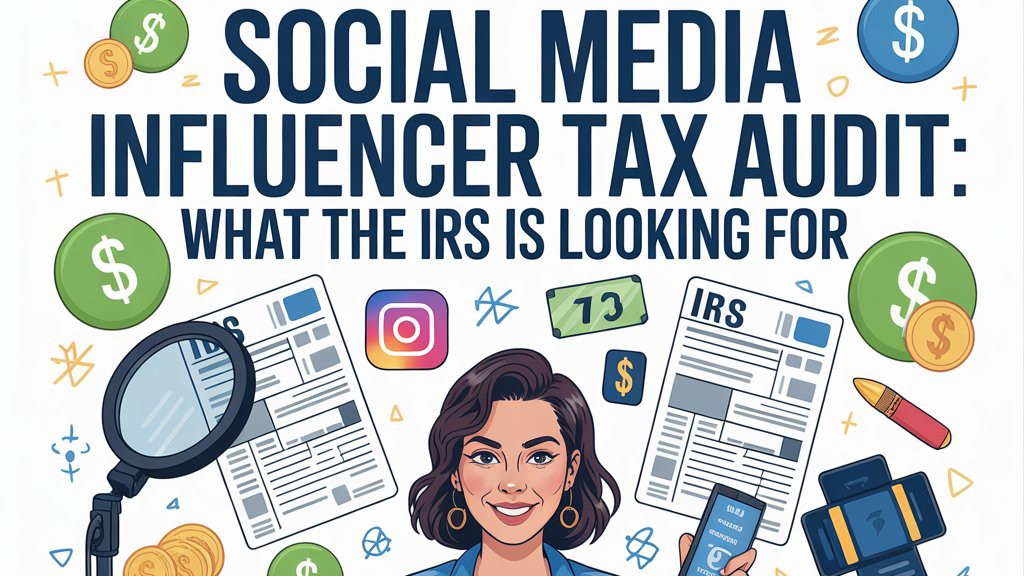 social media influencer tax audit IRS