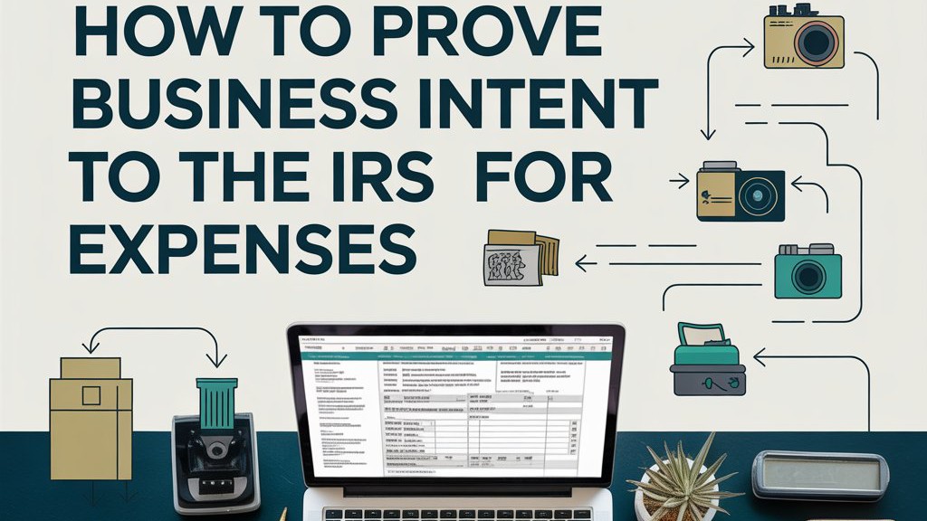 prove business intent IRS creator expenses