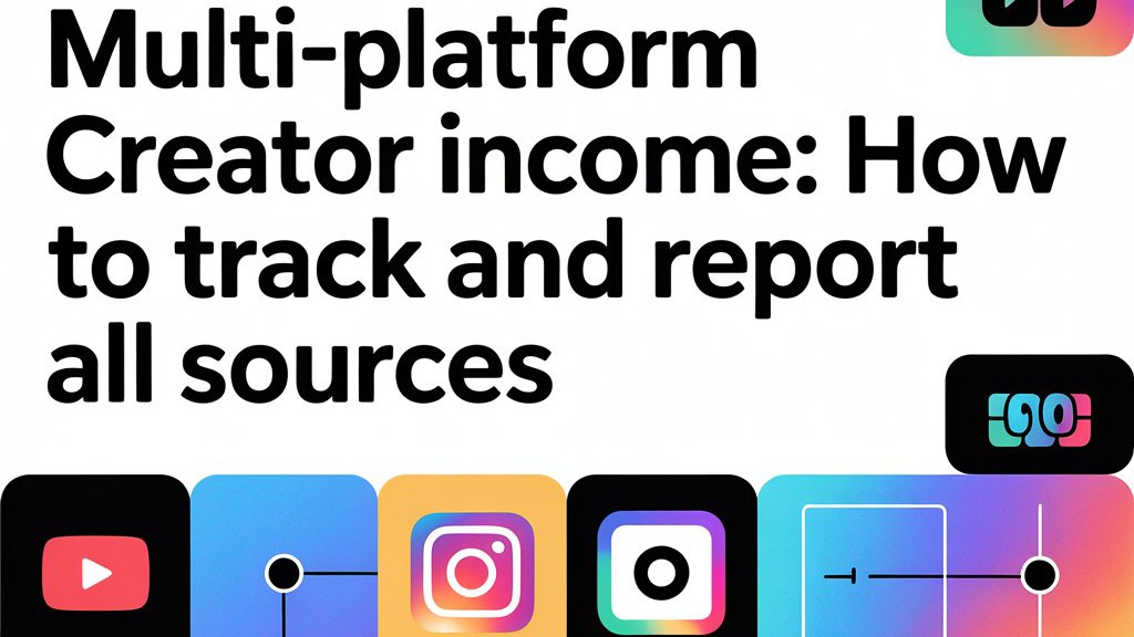 multi-platform creator income tracking reporting