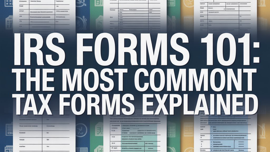 IRS forms explained the most common