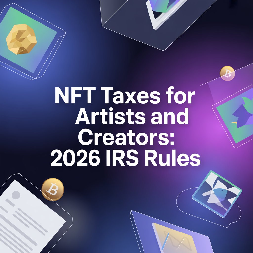 NFT taxes artists creators IRS 2026