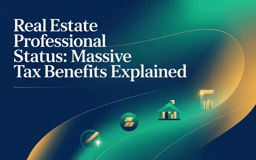 real estate professional status tax benefits