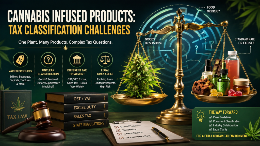 cannabis infused products tax classification