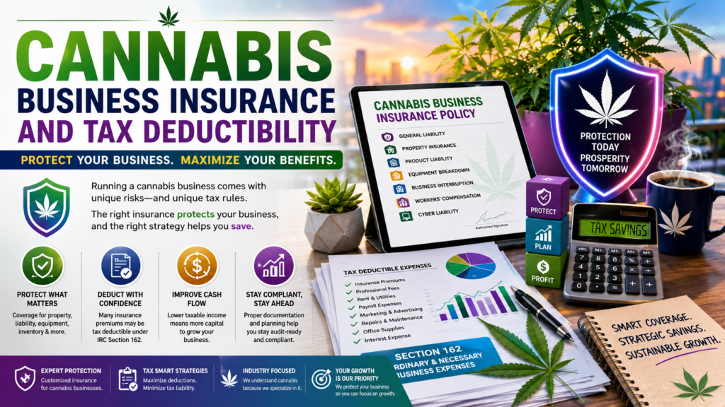 cannabis business insurance tax deductibility
