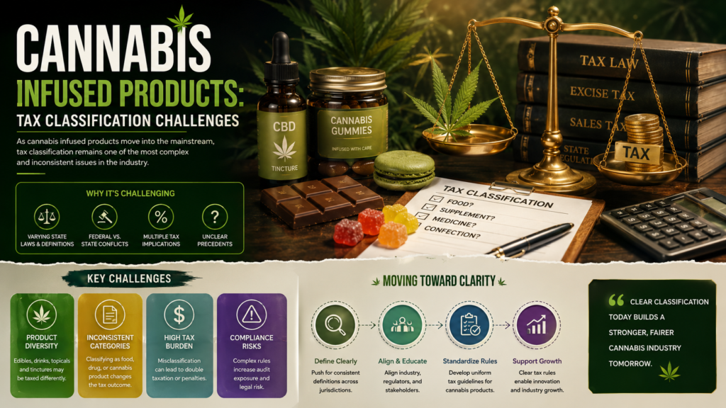 cannabis infused products tax classification