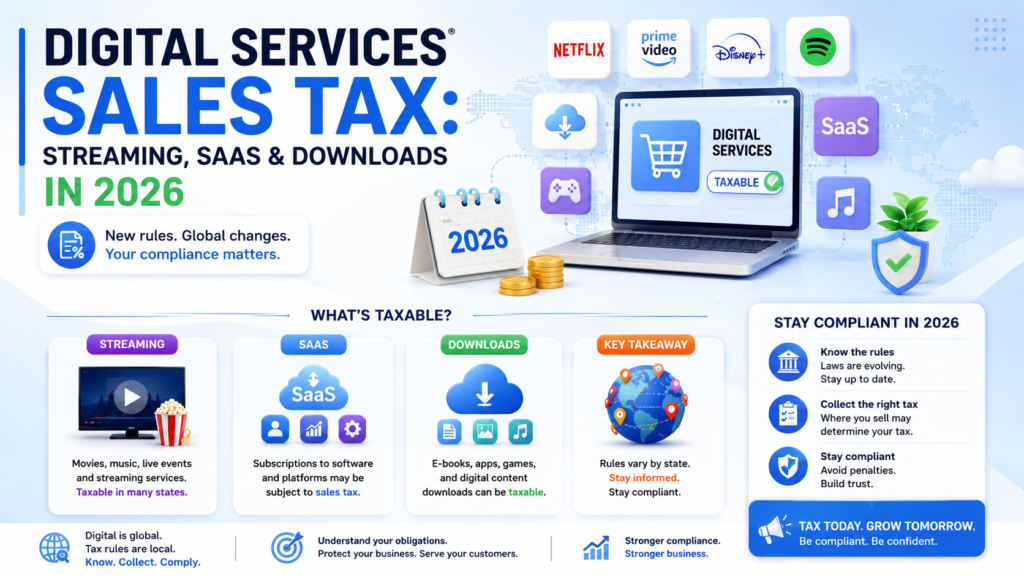 digital services sales tax SaaS streaming 2026