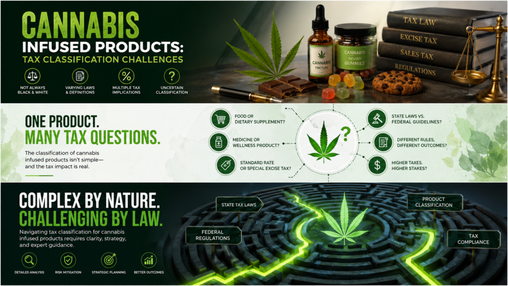 cannabis infused products tax classification