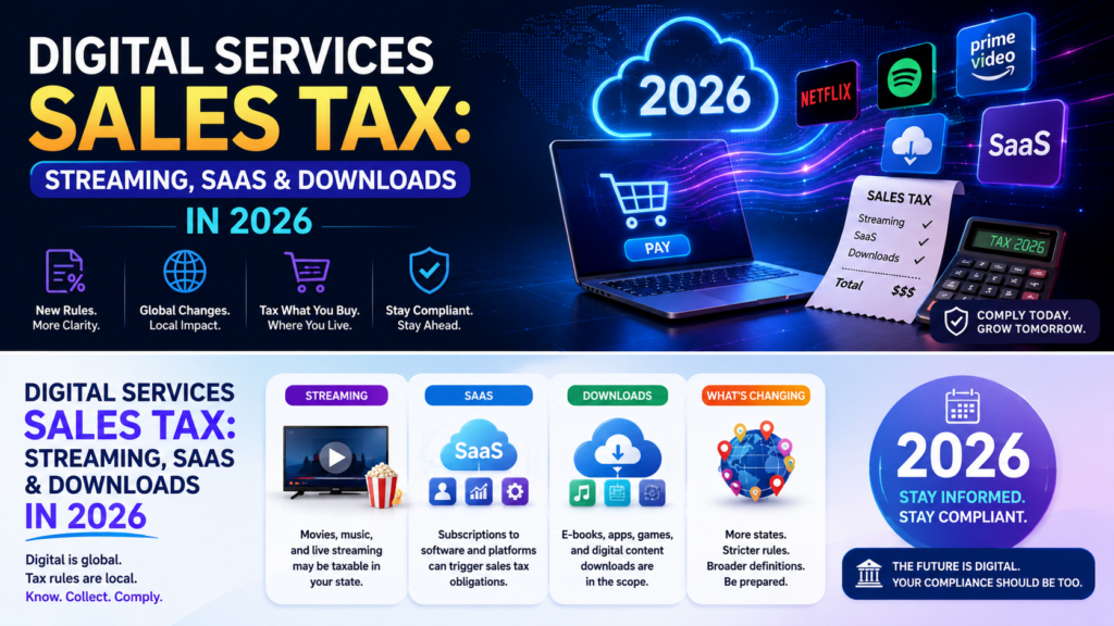 digital services sales tax SaaS streaming 2026