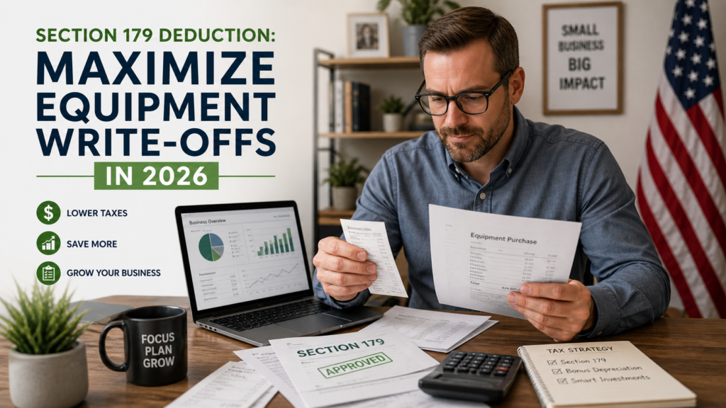 section 179 deduction equipment write-off 2026