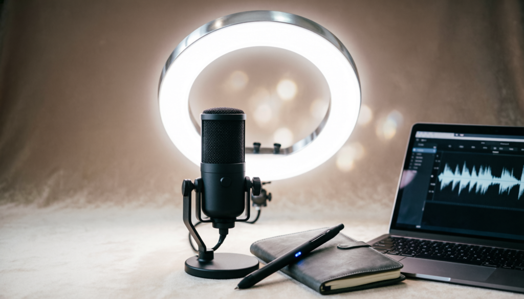 ring light studio equipment tax deductible creator